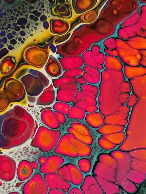 Bright Red Orange Cells