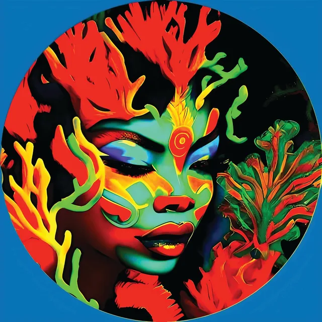 Coral Girl Circle